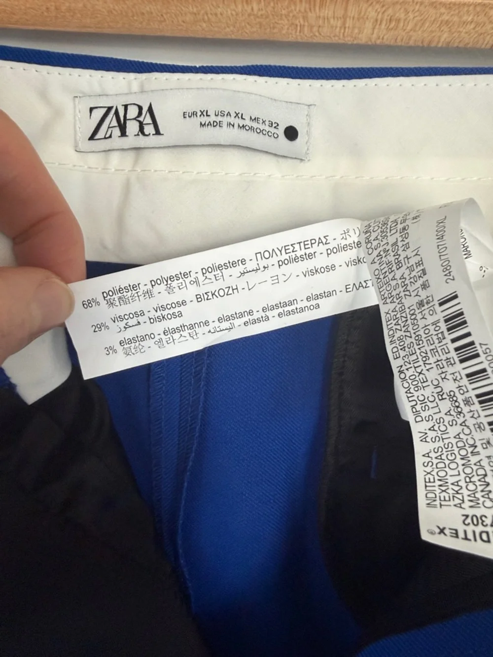 Never worn Zara Cobalt Blue Double-Breasted Tailored Suit - Picture 6 of 7